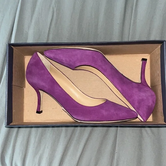 $800 Sergio Rossi Size 6(36) Point Toe Suede Pumps NWT(read description) - Picture 2 of 10